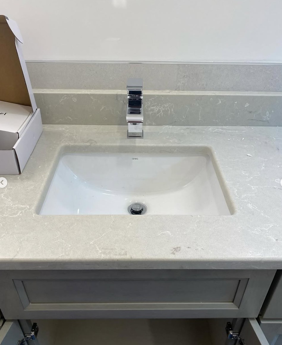 Blais Plumbing project: Vanity and faucet